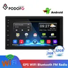 Автомагнитола Podofo, Android 2Din, 2.5D, автомобильный мультимедийный mp5-плеер, радио, GPS, Wi-Fi, 7-дюймовый Bluetooth, MirrorLink, Кассетный рекордер, стерео
