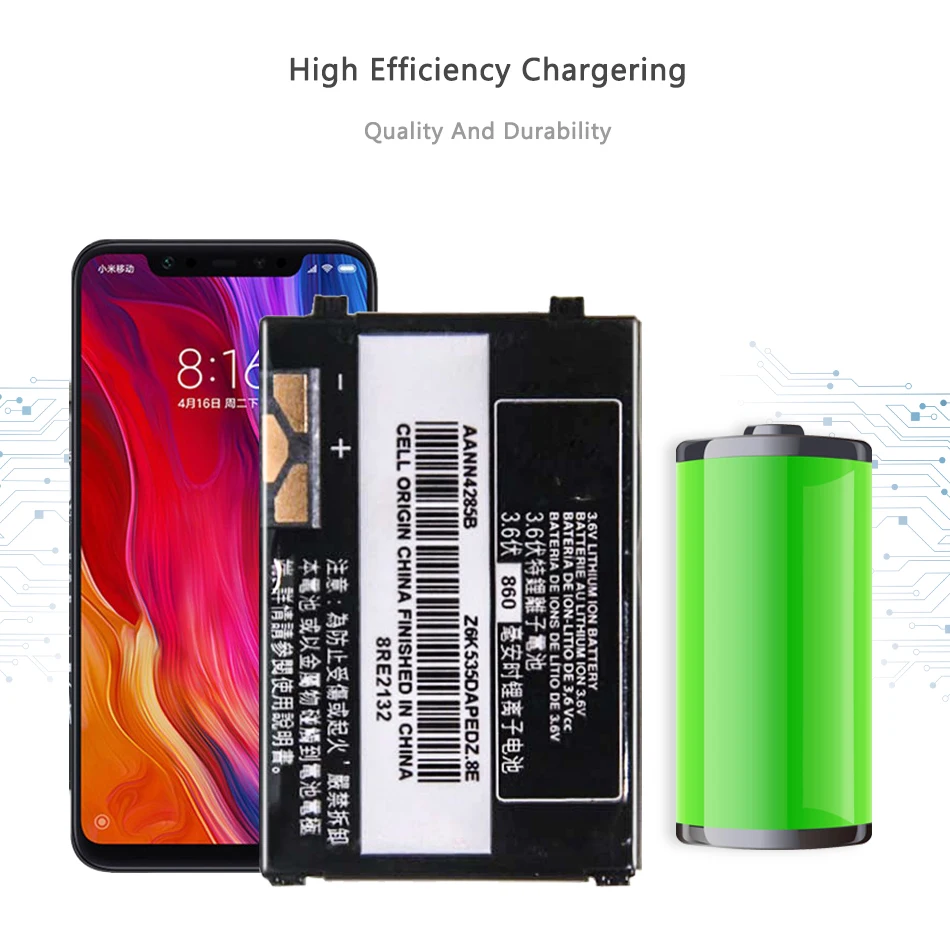 Аккумулятор для Motorola V180 V188 V220 V226 C375 C381 C550 650 мАч