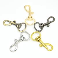 10pcs metal clasp buckle trigger clip multipurpose snap hooks for spring pet buckle key chain dog leash collar diy crafts