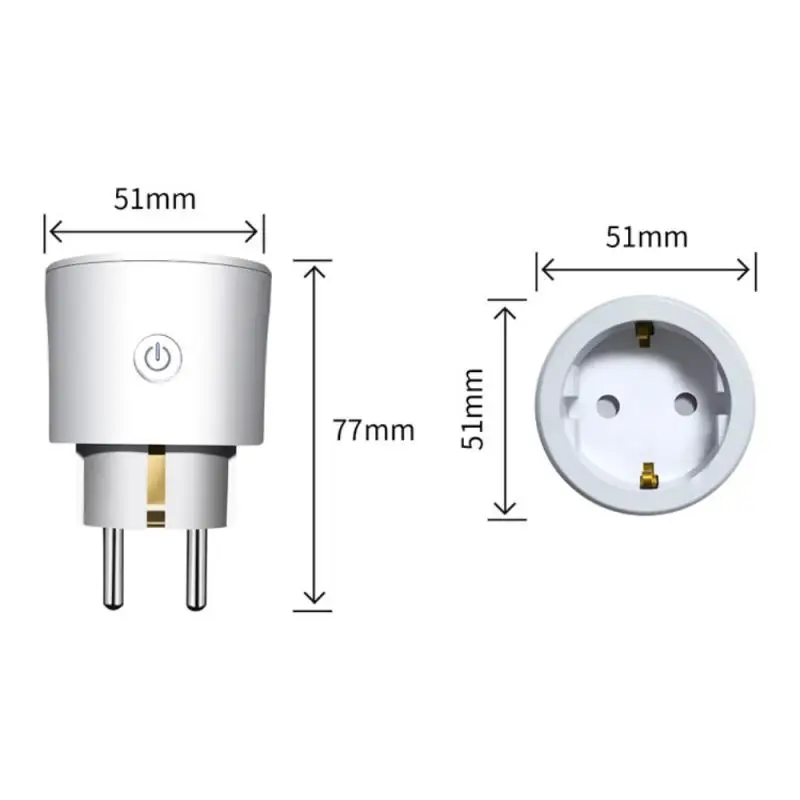 1 шт. Wi Fi ЕС Smart Plug 16A 220V адаптер переменного тока Беспроводной пульт