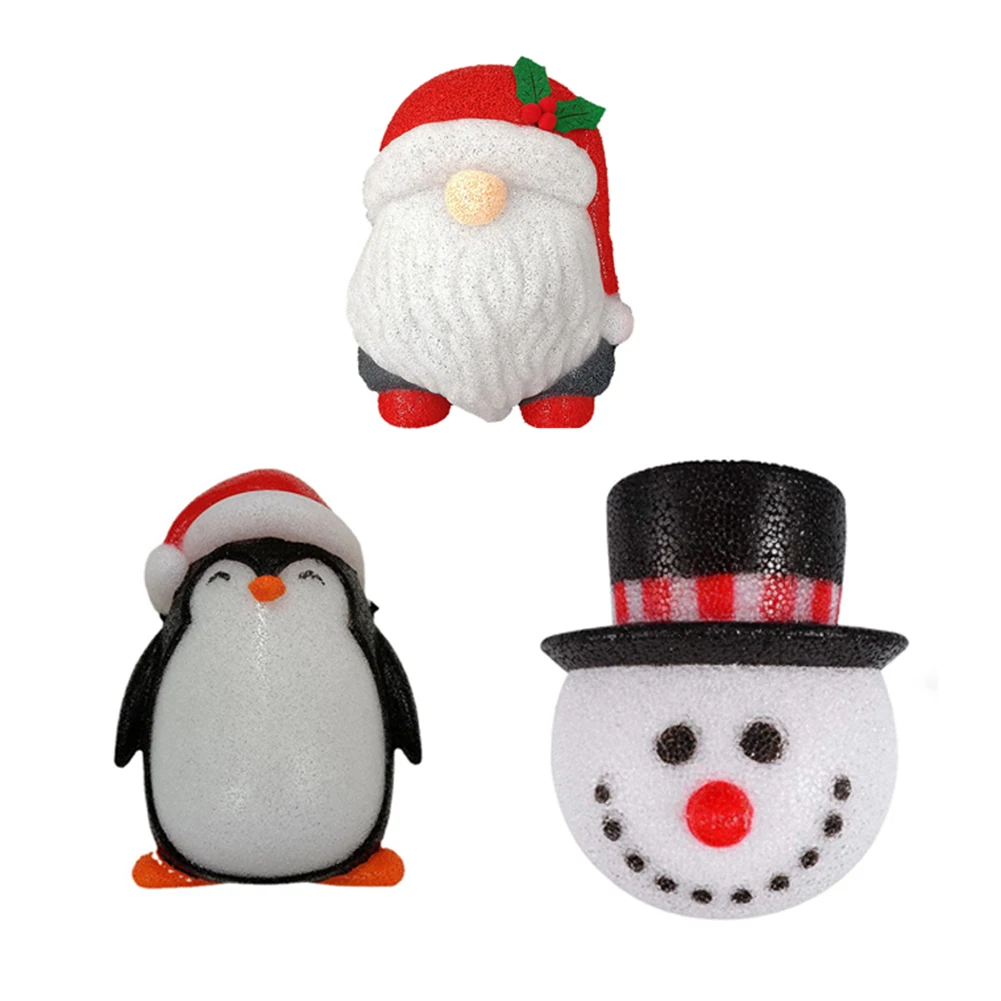 

Рождественский чехол для крыльца с Санта Клаусом, снеговиком, пингвином, Санта-Клаусом, уличная лампа, праздничное украшение для вечеринки, ...