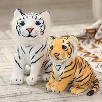25354055cm simulation baby tiger plush toy stuffed soft wild animal forest tiger pillow dolls for children kids birthday gift