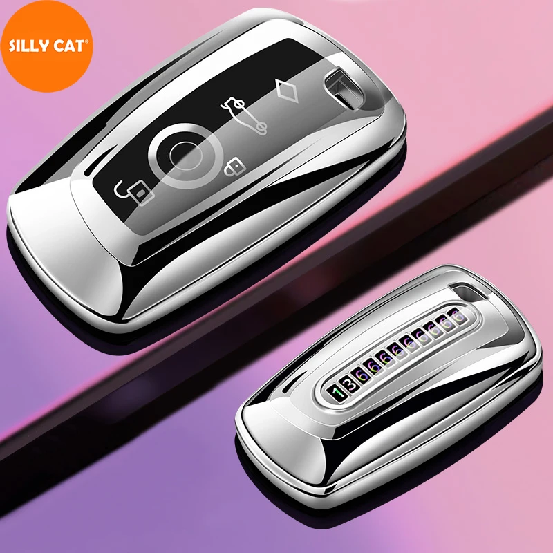 Номер телефона ключи чехол Fob Подходит для BMW брелка с ключом в возрасте 1 2 3 4 5 6 7