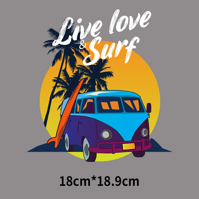 Модная одежда для серфинга скейтбординга влюбленных украшение футболок и сумок