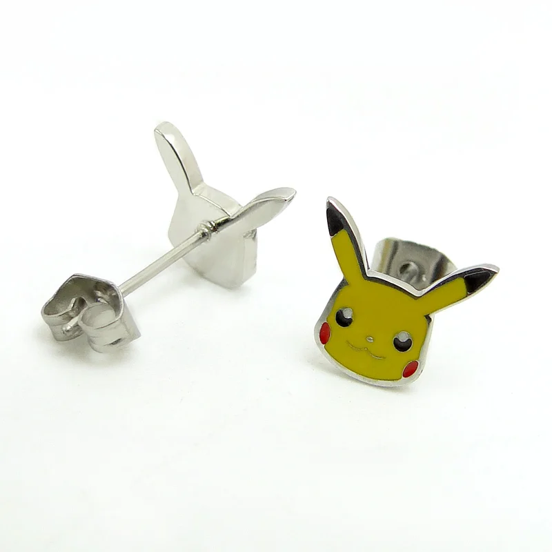 DICAYLUN животных серьги для женщин из нержавеющей стали милый японский мультфильм