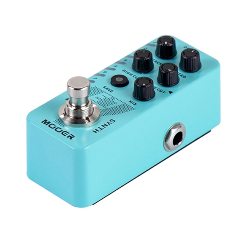 

MOOER Polyphonic Guitar Synth Pedal Processor E7 Custom Synthesizer Tones 7 Modes High Low Frequency with Individual Arpeggiator