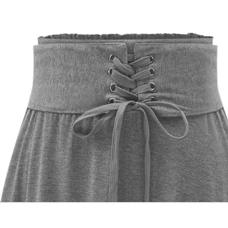 Женская длинная юбка с завышенной талией ZOGAA однотонная плиссированная