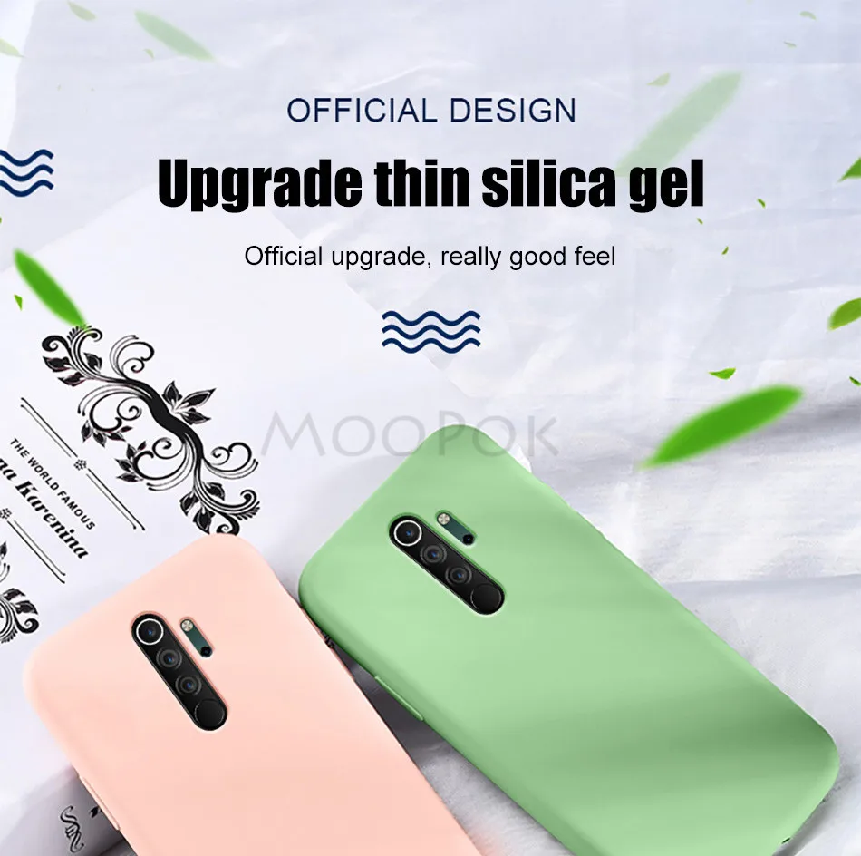 Жидкий силиконовый чехол Moopok для Xiaomi mi 9 SE 8 A2 Lite mi 5X 6X A1 Тонкий мягкий чехол s Red mi Note 7 8 Pro Red mi 6 6A 7 7A 8A