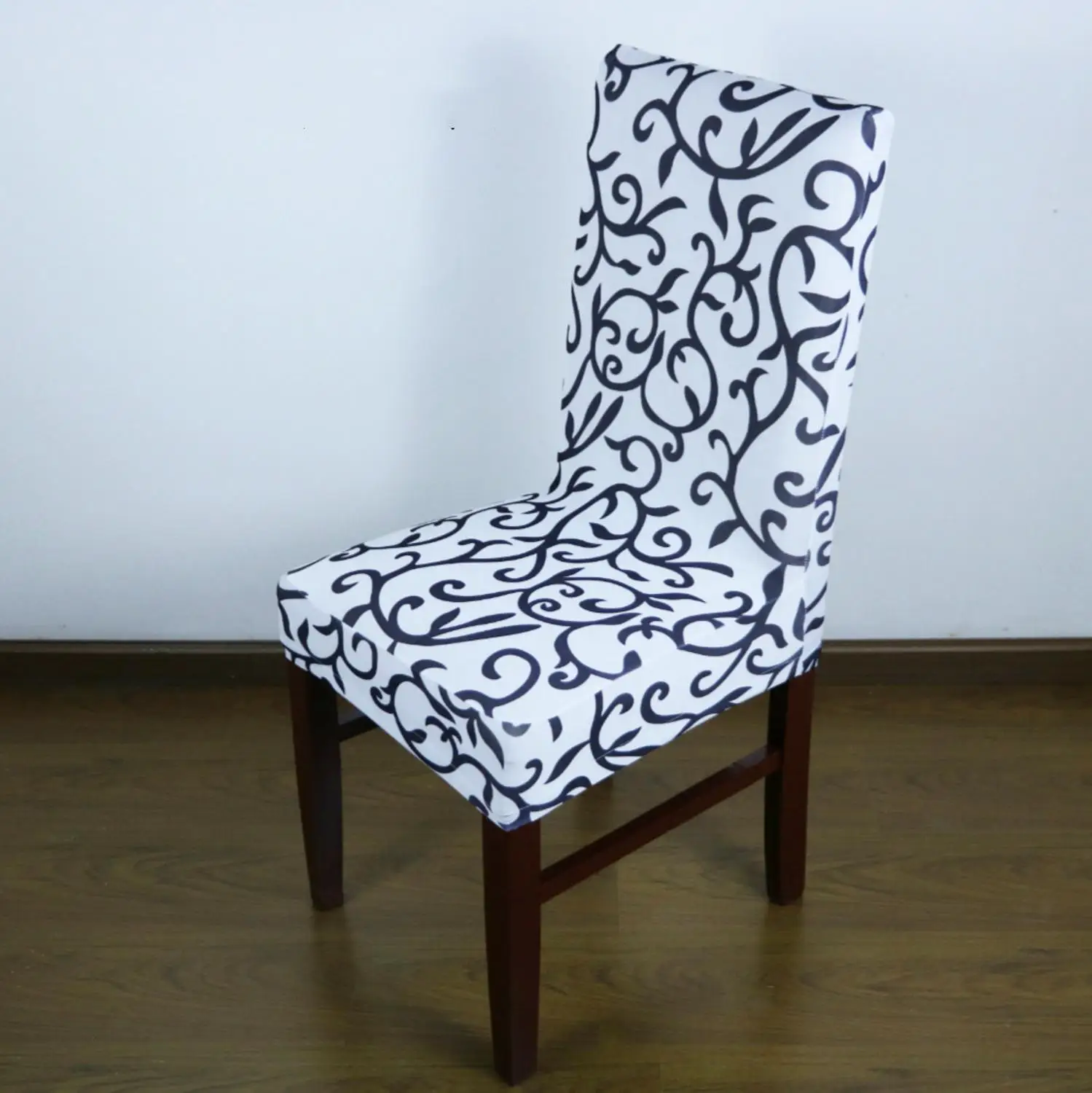 Черный белый цвет печатных домашний стул крышка из фибролитов средей плотности