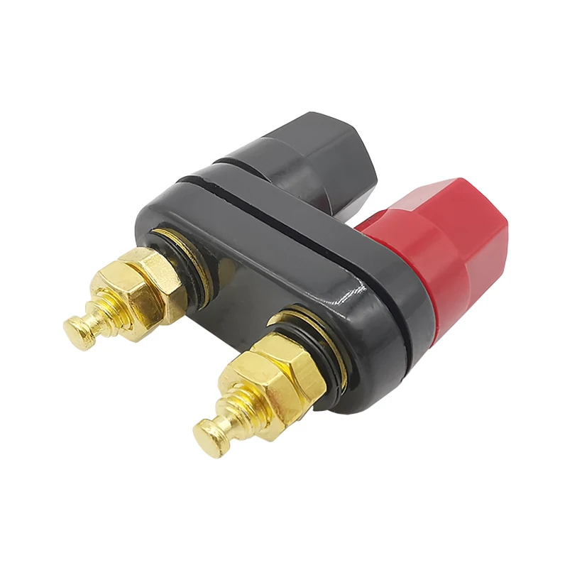 1/2/5 шт двойная вилка типа банан Джек Динамик усилитель разъема красные черные