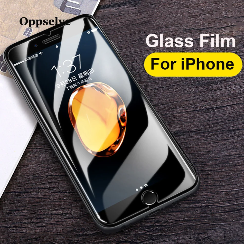 Защитное закаленное стекло для iPhone 6 7 6s 8 Plus XS max XR X 11 Pro Max защита экрана на