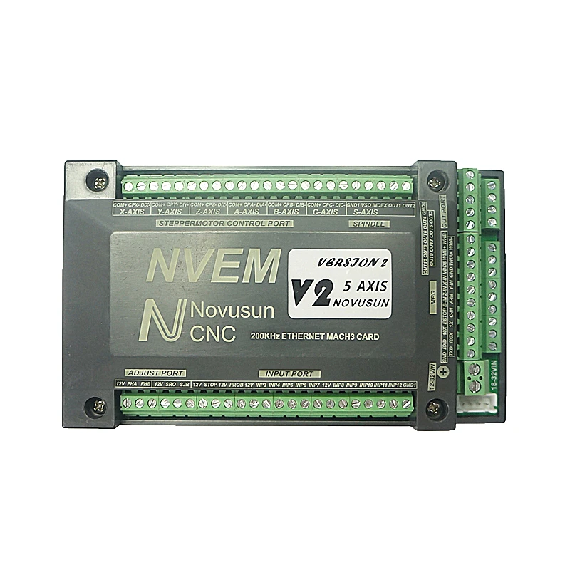 Плата управления NVEM Mach3 200 кГц Ethernet-порт для фрезерного станка с ЧПУ 3 4 5 6 Axis |