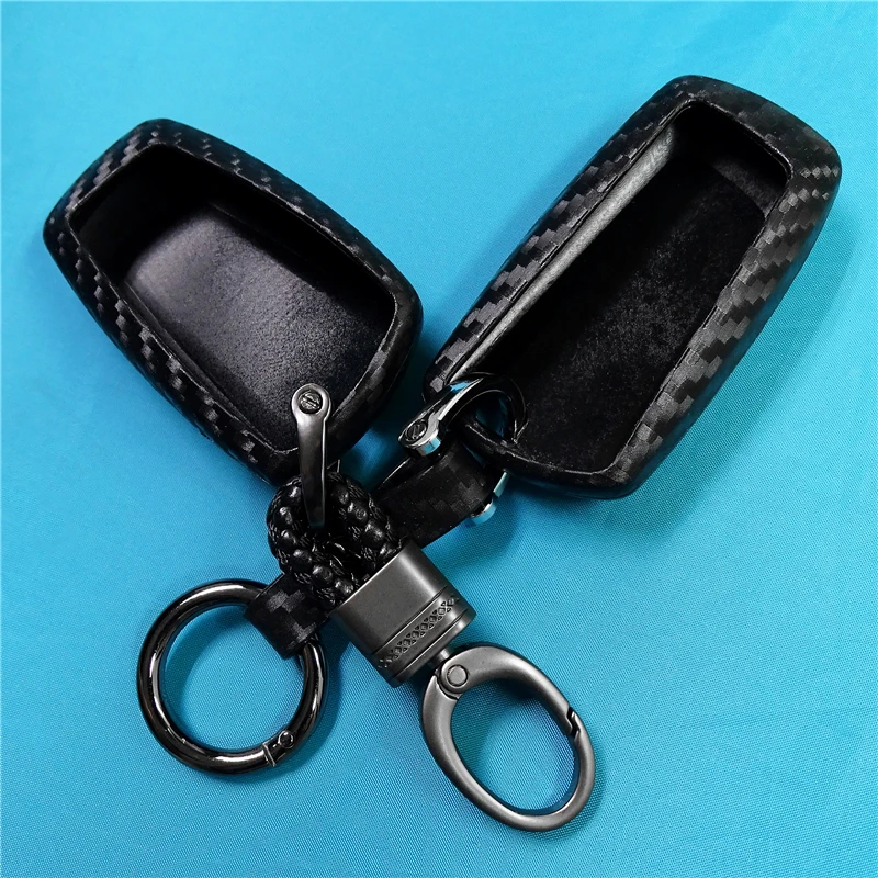 Чехол для автомобильного ключа чехол из углеродного волокна Bmw 1 3 5 7 серии X1 X3 X4 X5 X6