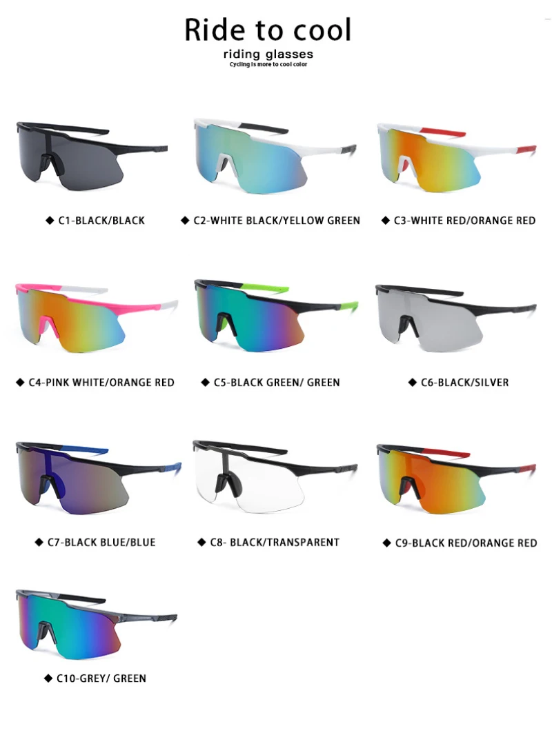 

Polarized Sports Men Sunglasses Road Cycling Glasses Mountain Bike Bicycle Riding Protection Goggles Eyewear Bicycle Eyewear