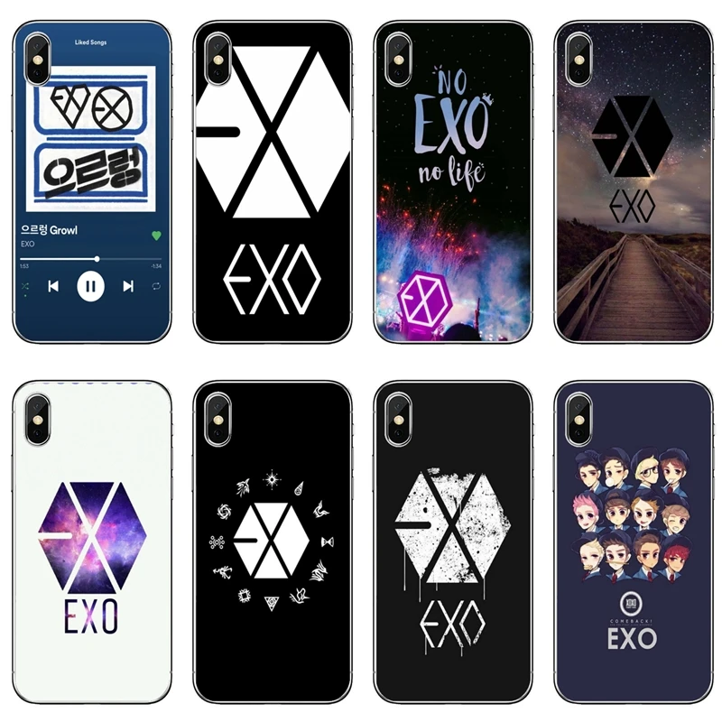 EXO kpop аксессуары чехол для телефона Samsung Galaxy M30 J8 J7 J5 Pro J6 J4 Prime A6 A8 A9 Plus J3 2018 2017 -