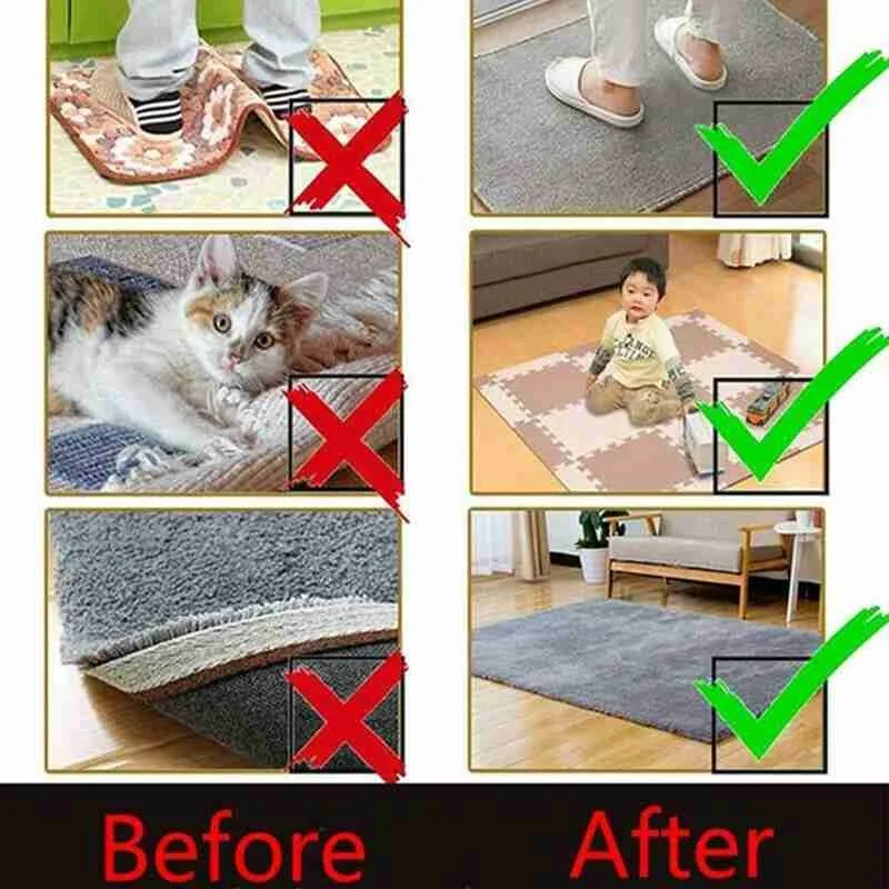 

Strong Self Adhesive Fastener Dots Stickers Velcros Carpet Sheet Mat Tape Slip Bed Mat Anti Sofa Stickers Grippers Adhesive Y8A3