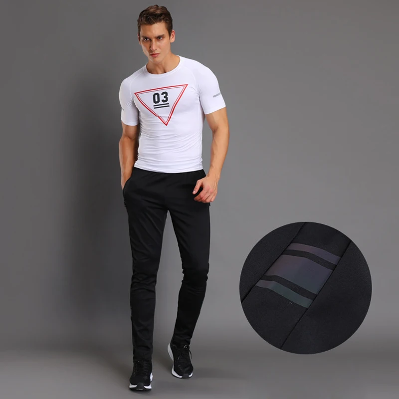 Мужские спортивные тренировочные штаны для бега тренировок в тренажерном зале и