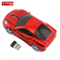 chyi wireless cool sport car shape mouse ergonomic usb 3d optical mini mice 1600dpi computer gaming mouse for pc laptop notebook