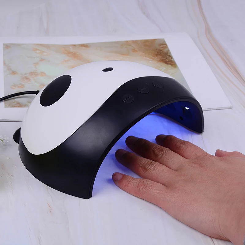

36W UV LED Nail Lamps Panda Nail Dryer Smart Sensor 60/90/120s Time Setting Machine for Curing UV Nail Gel Polish USB Connector