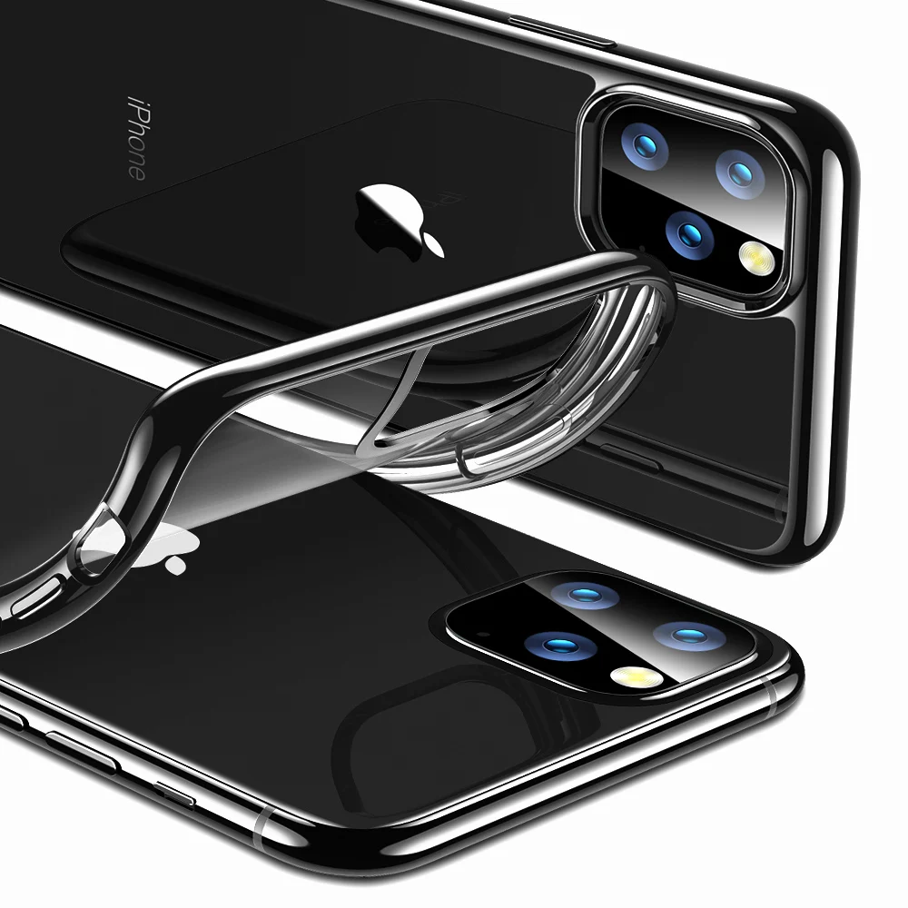 Полночно-зеленый чехол с покрытием для iPhone 11 Pro Max роскошный мягкий силиконовый прозрачный чехол для телефона для iPhone 11 11Pro XR X XS Max