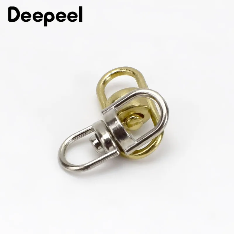 Модное поворотное кольцо с металлической пряжкой 25/50 шт. соединитель ремешка для