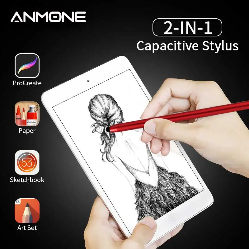 Стилус ANMONE 2 в 1 для Apple iPad Pro 11 12 9 емкостный сенсорный экран ручка рисования