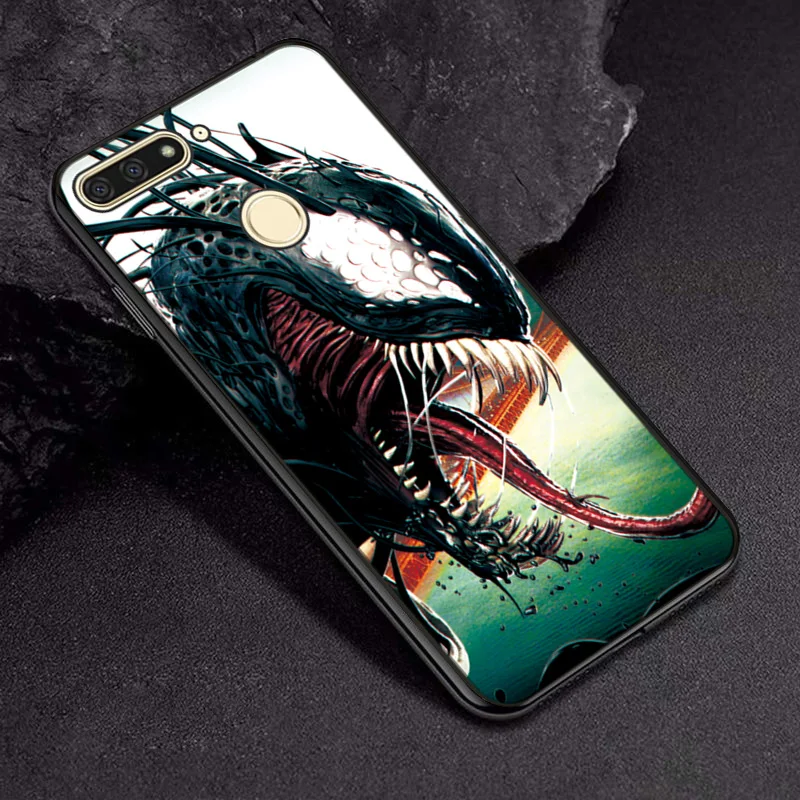 TPUBLK680 Для huawei P Smart Z Plus модный Venom ЧЕРНЫЙ чехол ТПУ для huawei Y9 Prime чехол для телефона Y5 Y6 Y7 Prime чехол s задняя крышка - Цвет: TPUBLK680