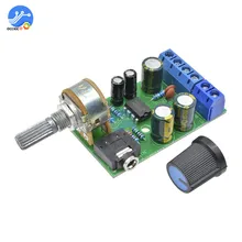 Placa amplificadora de Audio estéreo, módulo de placa amplificadora auxiliar de doble canal para Arduino, DC 1,8-12V, TDA2822M 2,0