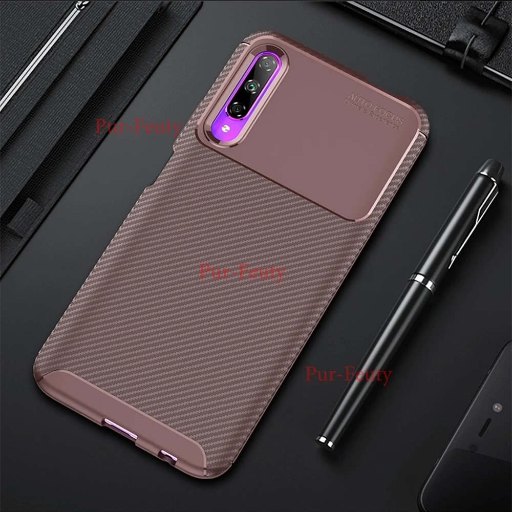 Чехол для huawei Y9 prime 2019 чехол из углеродного волокна умный Z Y7 Y6 Y5 honor play 3 magic2 8x max 9x pro