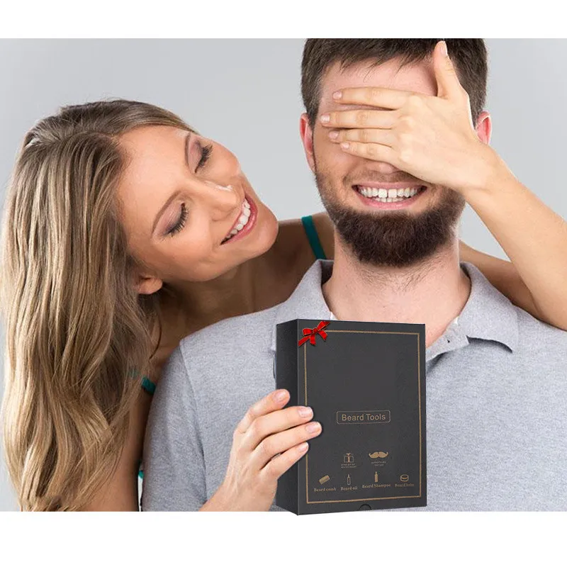 Набор для ухода за бородой мужчин набор укладки из пяти предметов паста шаблон