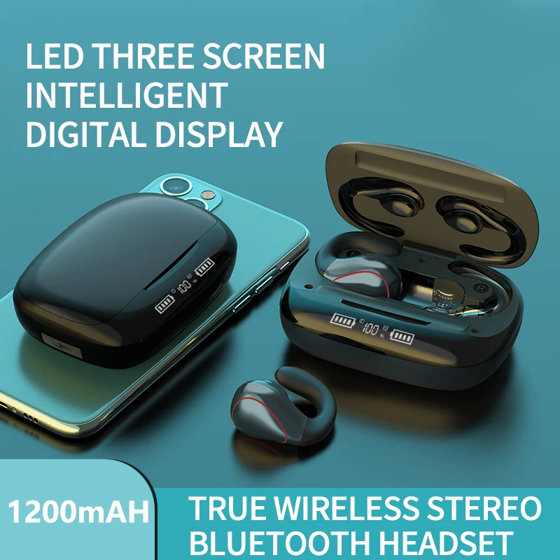 Новинка TWS беспроводные наушники Bluetooth 5 0 с зажимом дизайн наушников музыкальная