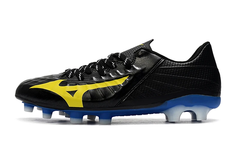 Мужские кроссовки Mizuno Creation Rebula 3 FG уличная спортивная обувь черные/желтые Размер