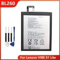 original phone battery bl260 for lenovo vibe s1 lite replacement rechargable batteries 2800mah with free tools