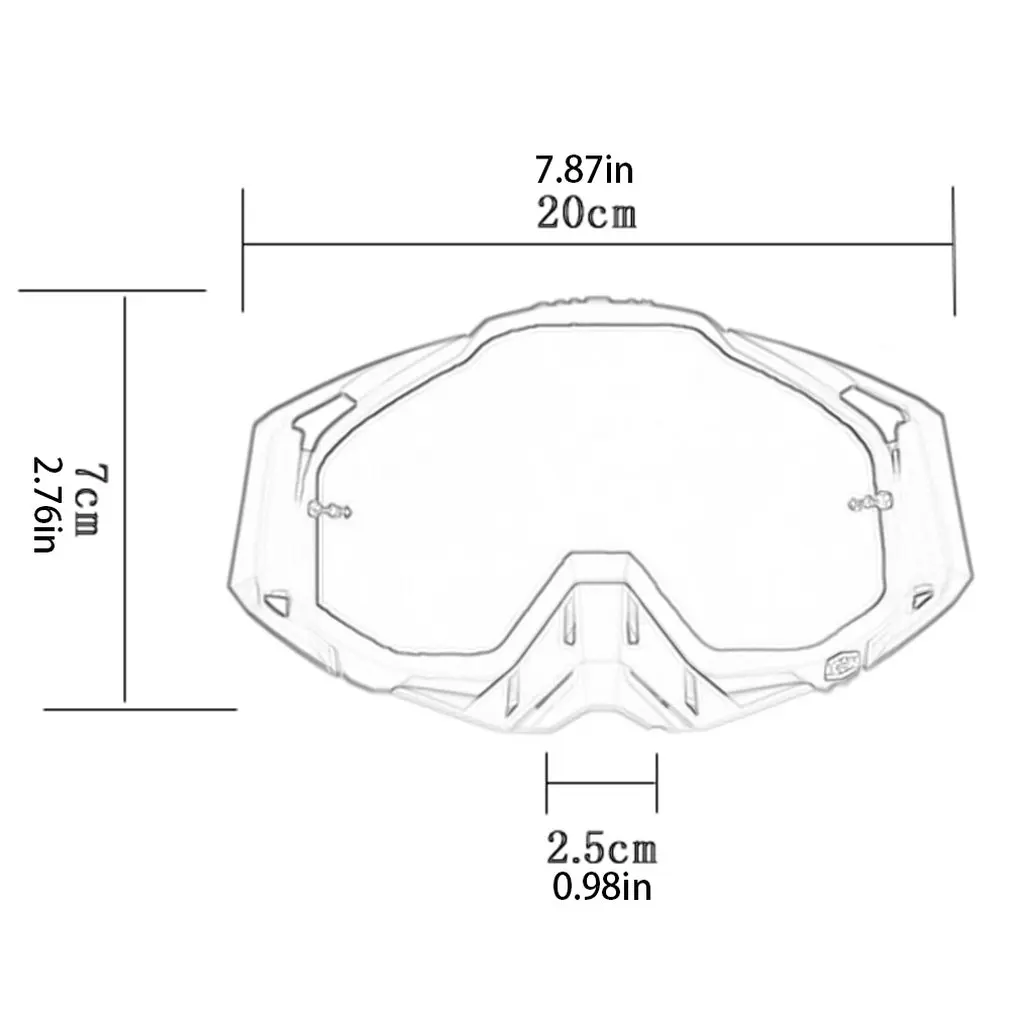 

2021 Riding Cycling Sunglasses Outdoor Motocross Goggles Windshield Dustproof Sports Cycling Glasses Men's Women Fishing Glasses