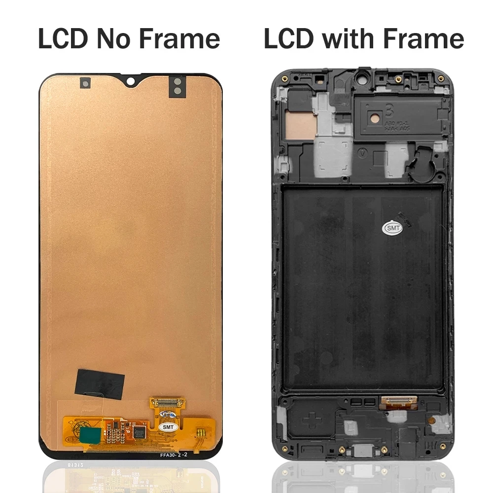 Для Samsung galaxy A30 A305/DS A305F A305FD A305A дисплей с рамкой кодирующий преобразователь