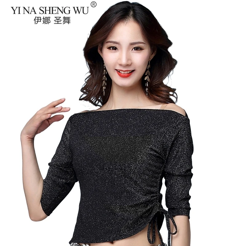 Женский костюм для танца живота тренировок с V-образным вырезом или длинной юбкой