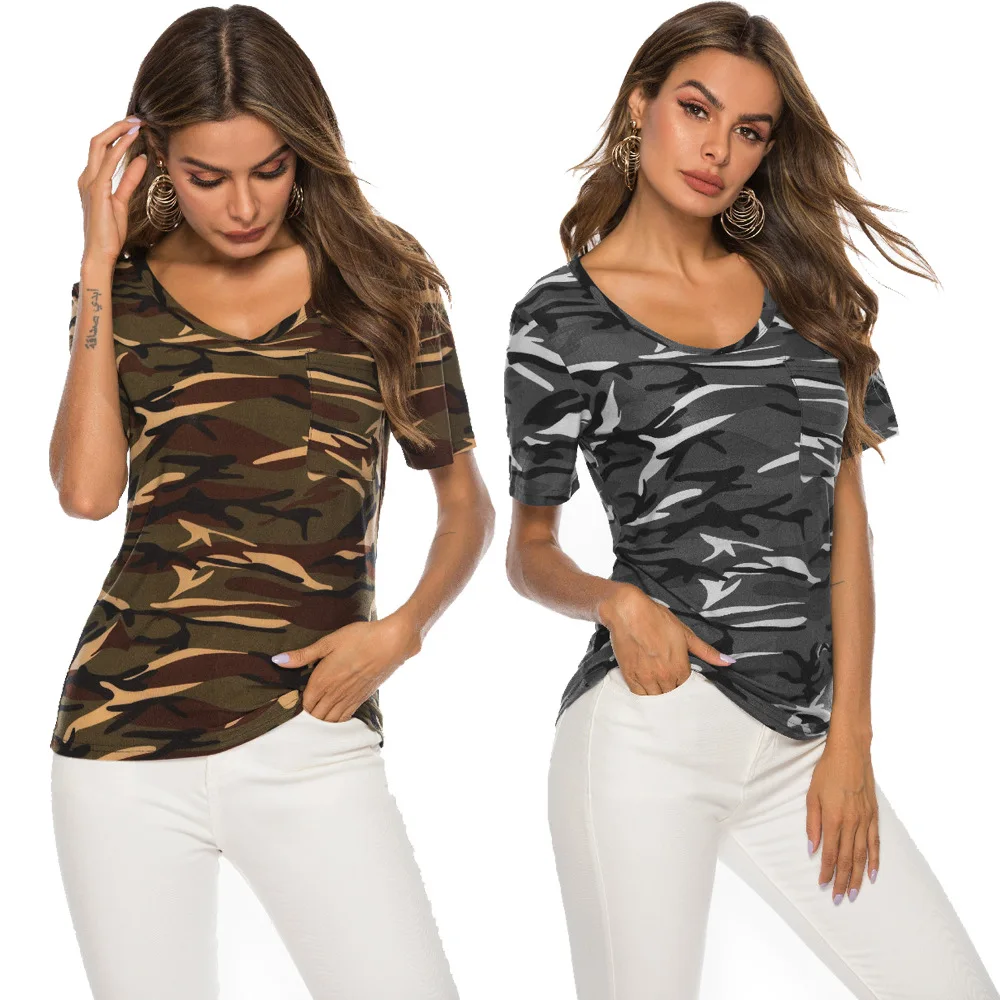 2020 Взрывные модели женская футболка с принтом в стиле пэчворк летняя новая