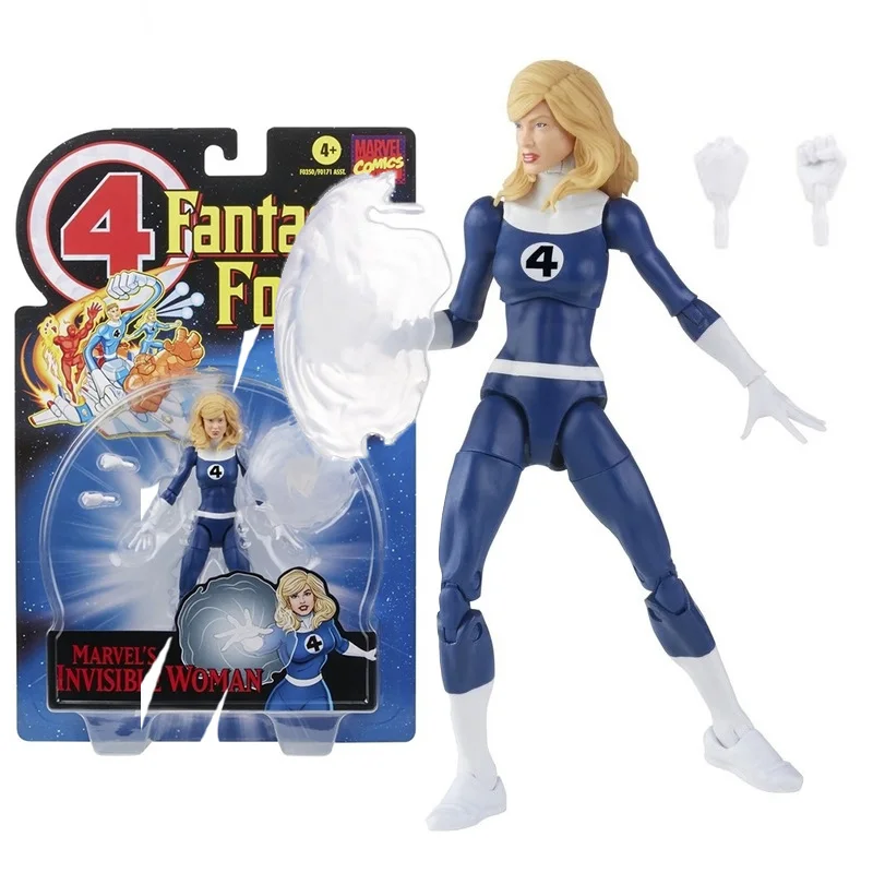 

Фигурка Hasbro из натуральных легенд Marvel, экшн-фигурка Фантастическая четыре невидимых женщины, подвижная модель аниме, фигурка, игрушки для д...