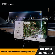 Car Center Control Touchscreen Tempered Glass Protector Film for Tesla Model 3 Y S X Accessories Navigation Screen Protection