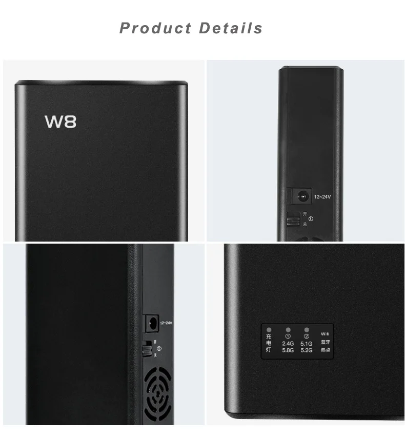 Полночастотный Блок Wi-Fi устройство для блокировки интернет-сигнала 2 4G + 5 1G 2G 8G