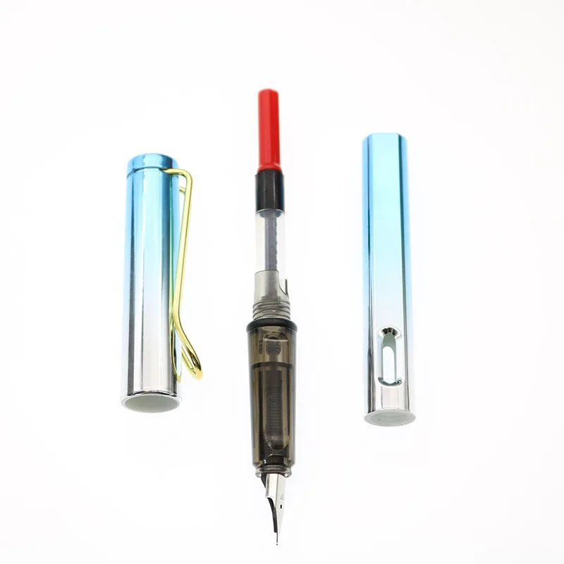 Fashion New Plastic Plating Gradient Pens For Men And Women Are Often Used In Student School Business Office Pen Fine Gift Pen