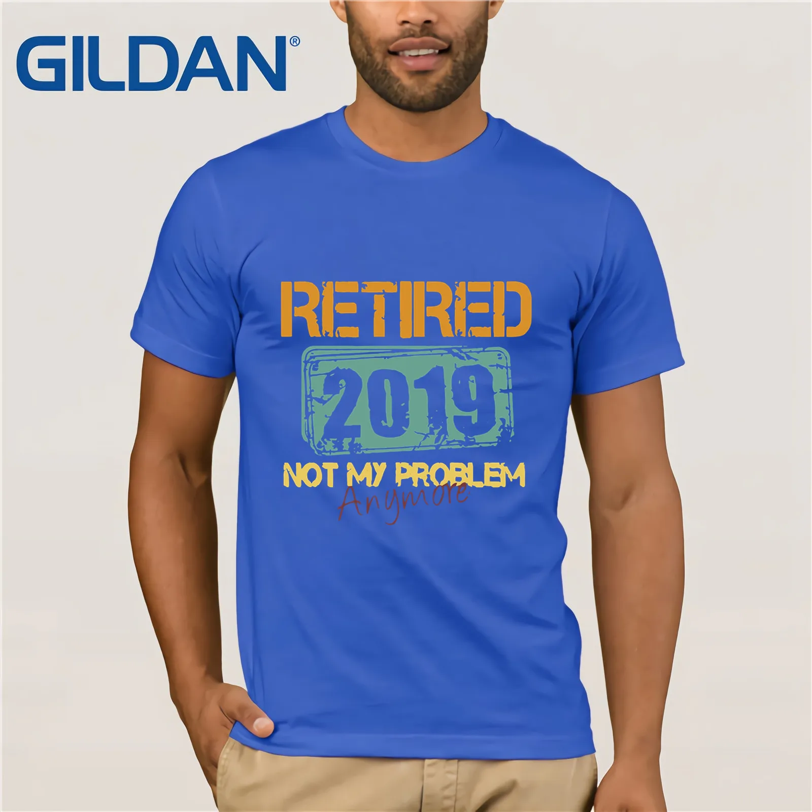 Receed 2019 Not My больше Shrit Летняя мужская футболка с коротким рукавом круглым вырезом