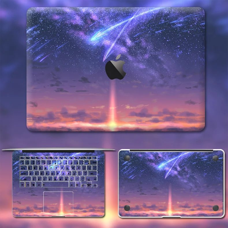 Прекрасный милый ноутбук наклейка для Macbook Pro Air 11 13 15 retina полный корпус кожи протектор милый стикер kawaii протектор кожи