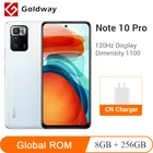 Смартфон Xiaomi Redmi Note 10 Pro, 8 + 256 ГБ, 1100 дюйма, 120 Гц, 6,6 мАч