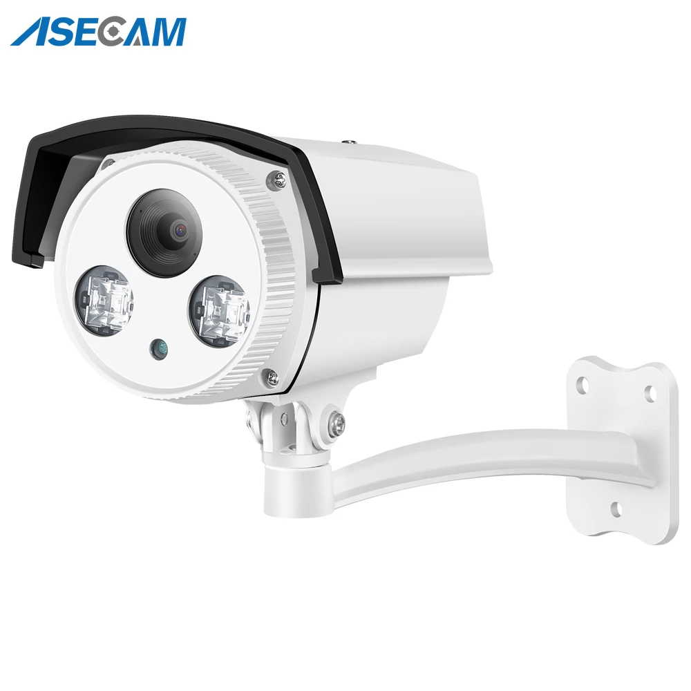 

камера видеонаблюдения 5мп ип H.265 Открытый Onvif Bullet 48V PoE Сетевой массив Уличная видеонаблюдение