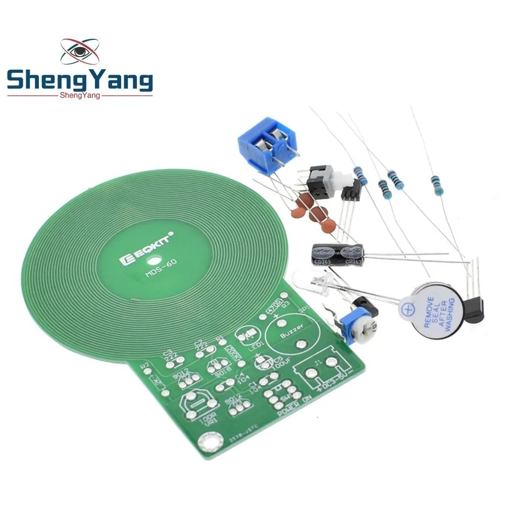 DIY Kit детектор металла Комплект Электронный комплект DC 3 V-5 V 60 мм Бесконтактный Сенсор модуль DIY электронные детали детектор металла