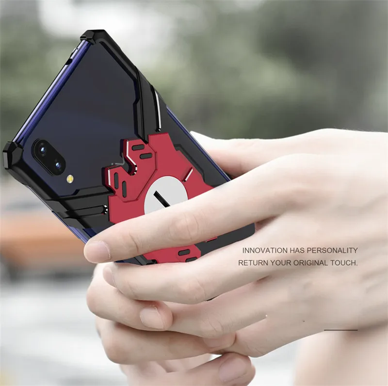 

Shockproof Metal IQOO Case For Vivo X23 Case Aluminum Armor IQOO Cover Marvel Super Hero Capa For Vivo IQOO Funda X23 Phone Case