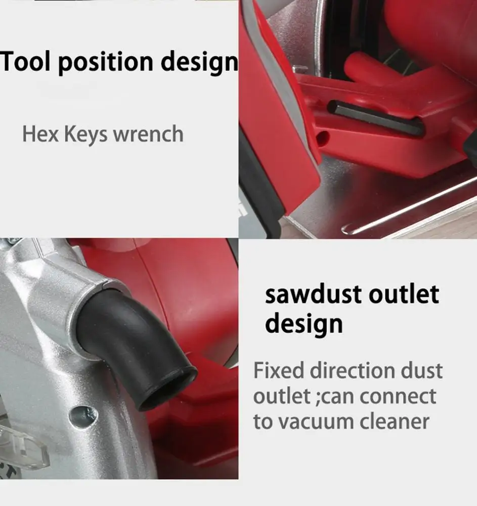 

cordless 21V Circular Saw Power Tools with Laser,165mm Blade 4000mAh Multi-function CLithium-Ion Flip Sawircular Cutter Saw