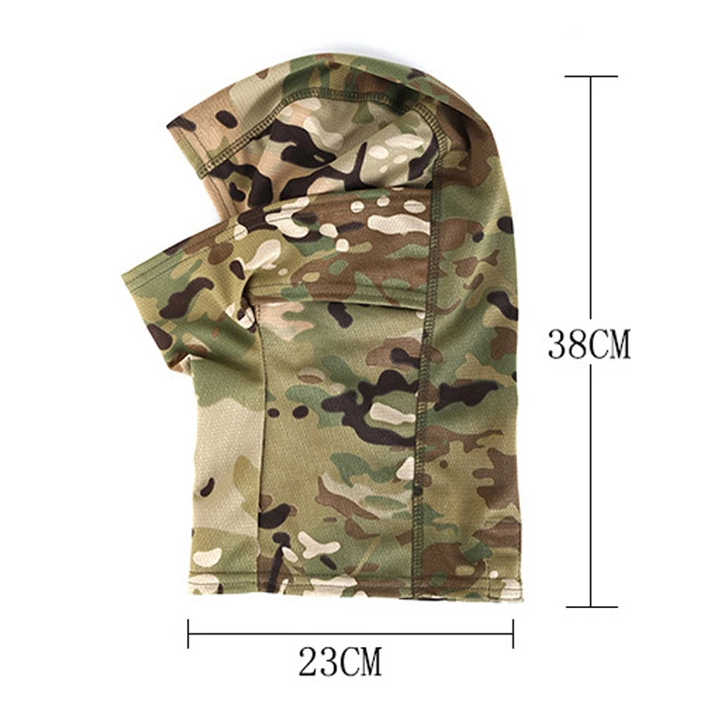 Камуфляжная маска для страйкбола тактическая Балаклава на все лицо военных игр