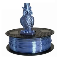 silver blue silk pla 1 75mm 3d printer filament luxury silky rich luster 250g500g1kg shiny 3d pen printing material consumable